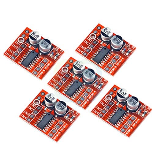 Image of Hailege 5pcs 1.5A 2 Way L298N L298 DC Motor Driver Drive Board Dual H-Bridge PWM Stepper Speed Controller Driver Module