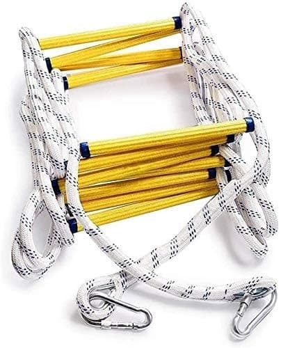 Image of Portable Emerncy Fire Escape Ladder for 2-S Homes, Rope Ladder for Quick Evacuat, Safe Tool for Homeowners, Easy to Use and Store