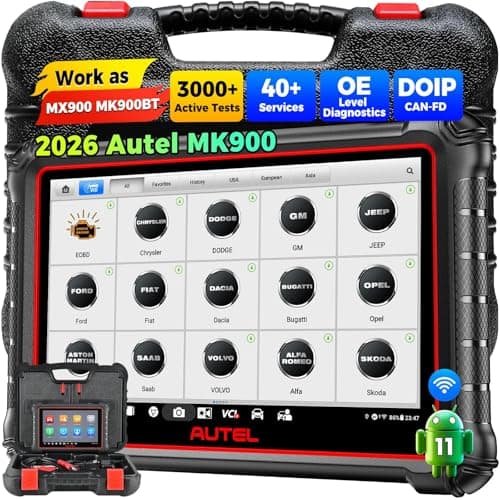 Image of Autel MaxiCOM MK900 OBD2 Scanner: 2026 Same As MK900BT, Upgrade of MK808BT PRO MK808S MX808S, 40+ Service, 3000+ Active Tests, OE All System Diagnose, FCA Autoauth & SGW, No-IP Limitation
