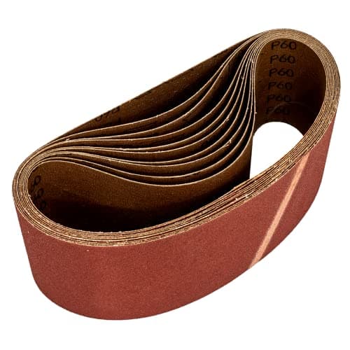 Image of Worksafe WSB6260 100 x 620mm Sanding Belt 60Grit - Pack of 10