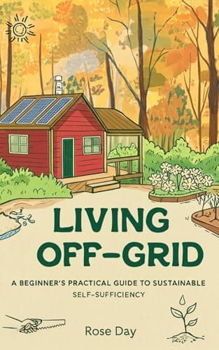 Image of Living Off-Grid A Beginner's Practical Guide to Sustainable Self-Sufficiency: Build Your Own Sustainable Homestead – Power, Water, Food & Skills