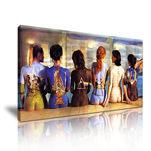 Image of Pink Floyd Back Catalogue Music Canvas Wall Art Picture Print 60x30cm
