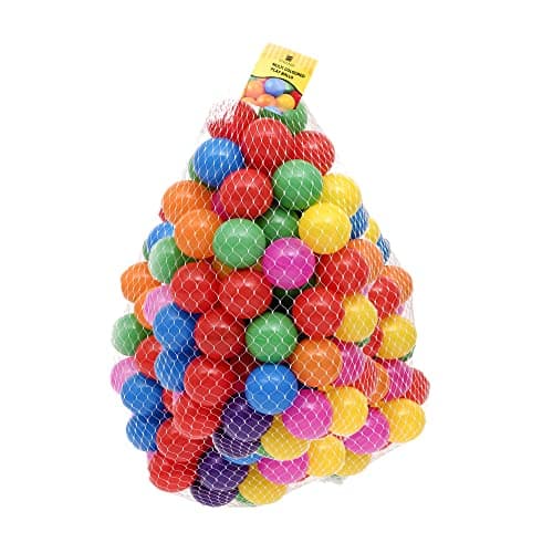Image of Straame Playballs, Soft Pit Balls for Kids, Small Colourful Plastic Balls, Crush Proof, No Sharp Edges, Toxic Free, Baby Approved Playball Set (Multicolour, 100 Balls)