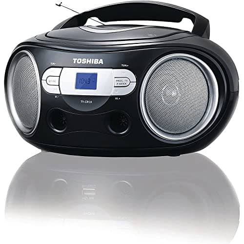 Image of TOSHIBA TY-CRS9 Portable CD Boombox with AM/FM Stereo and Aux Input
