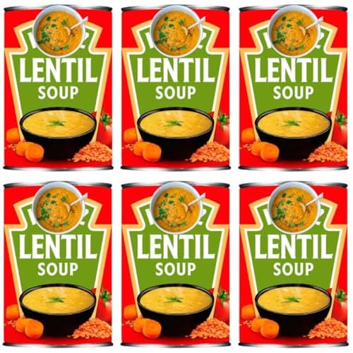 Image of Lentil Soup, 400g X 6 Pack, Vegetarian, Low Fat, No Artificial Colours or Preservatives