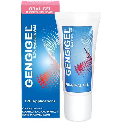 Image of Gengigel Oral Gel 20ml – Hyaluronic Acid Mouth Ulcer Treatment for Adults, Gum Repair & Gum Disease Support, Targeted Gel for Mouth Ulcers, Inflamed or Bleeding Gums