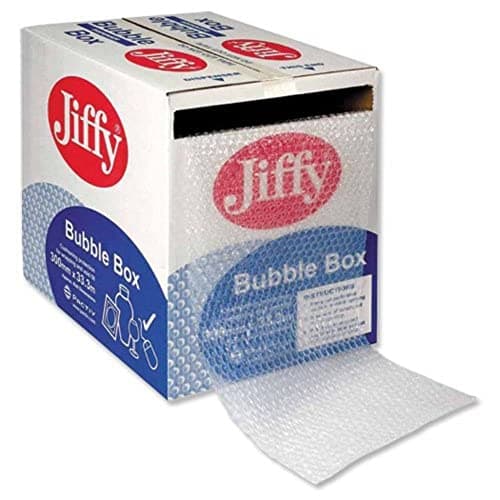 Image of Jiffy Bubble Wrap Dispenser Box for Packing Wrap Size 300mmx50m Ref 43006