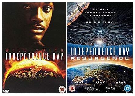 Image of Independence Day 1-2 Complete DVD Collection: Independence Day / Independence Day: Resurgence