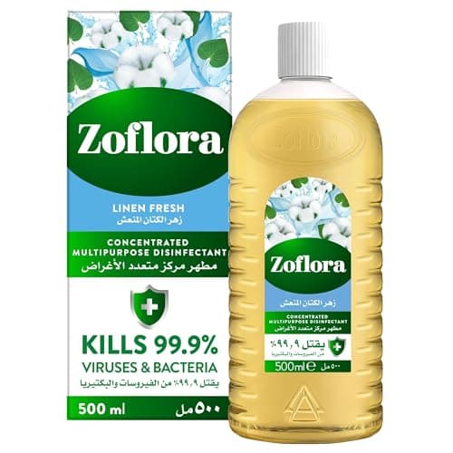 Image of Zoflora Concentrated Disinfectant, Linen Fresh, 0.5 Liters