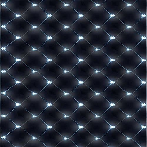 Image of LightsGo Net Fairy Lights Outdoor Indoor LED Fairy Lights 320LEDs 3m*2m Cool White, 8/16H Timer, 8 Modes