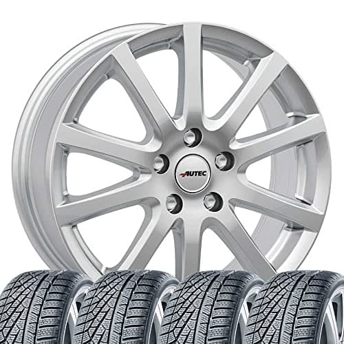 Image of 4 Winter wheels 7,5x18 ET 42 5x112 Brillantsilber with 225/40 R18 92V NEX Winguard Sport 2 WU7 XL M+S