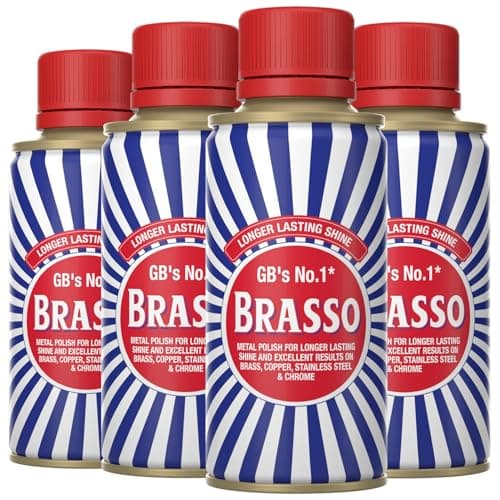 Image of Brasso Metal Polish Liquid 175ml, Pack of 4