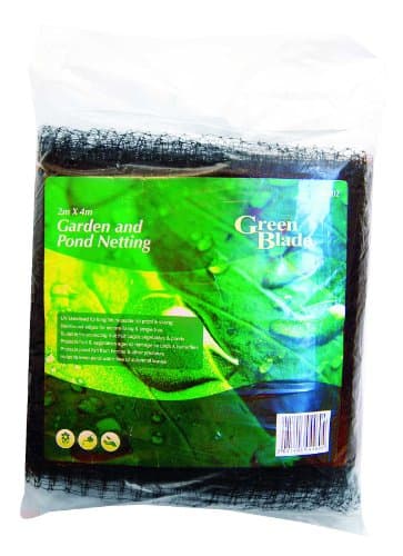 Image of Green Blade GN202 Black Garden & Pond Netting - 2m x 4m - 1cm Mesh