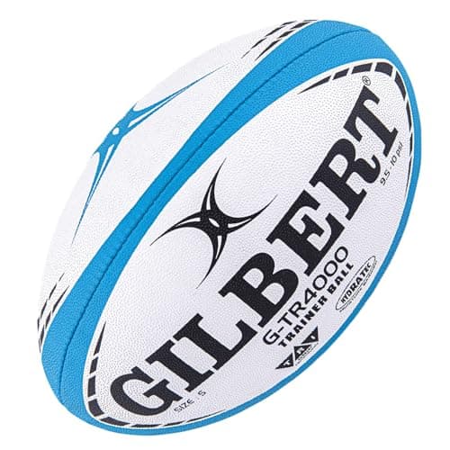 Image of Gilbert G-TR4000 Rugby Training Ball, Sky Blue (5)