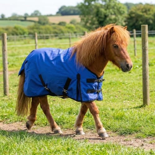 Image of Turners Mini Shetland Pony Foal Waterproof Medium weight 200g Turnout Rug 3'0" - 5'0" (3'9")