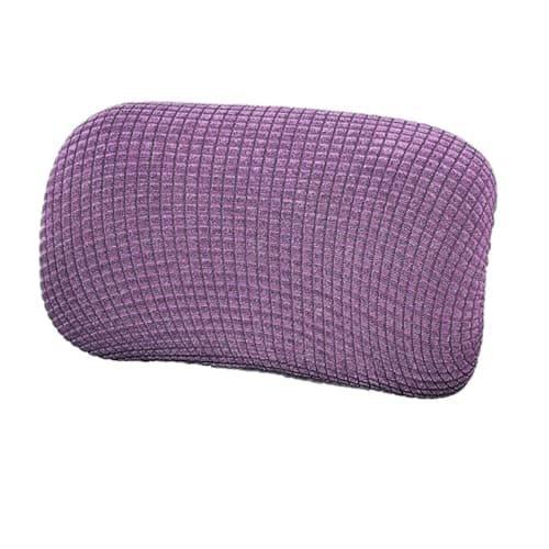 Image of Anevous Pack of 2 Office Chair Cover, Headrest Cover for Gaming Chair, Waterproof Stretch Chair Headrest Cover, Elastic Headrest Cover, Replacement Cover for Computer Chair, Car Chair, Light Purple