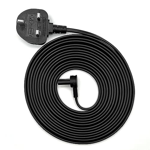 Image of BrightOn® Power Cord Compatible with Sonos ERA 100, ERA 300, Mini Sub and Sonos Sub, UK Version (1-Pack, Black, 3 Meter)