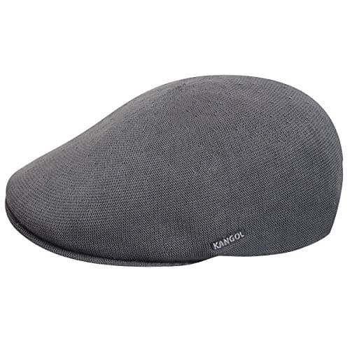 Image of Kangol Bamboo Flat Cap 507 Women/Men - Fibre Ivy hat with Peak Summer Spring-Summer - XL (60-61 cm) Anthracite