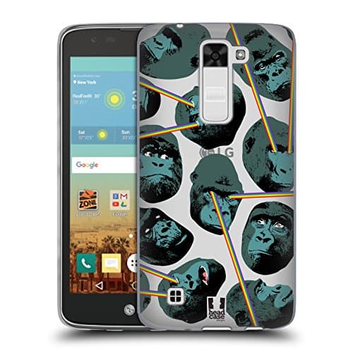 Image of Head Case Designs Laser Monkey Funny Apes Soft Gel Case for LG K7 K330 / Tribute 5