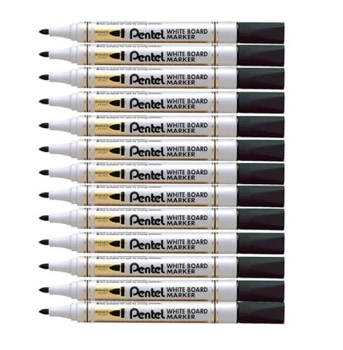 Image of Pentel 4.2mm Bullet Tip White Board Marker - Black