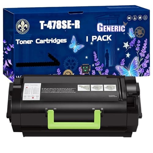Image of T-478SE-R Toner Cartridges Compatible for Toshiba E-Studio 478 P Printers, Black High Yield 20000 Pages Printer Accessories (1 Pack Black)