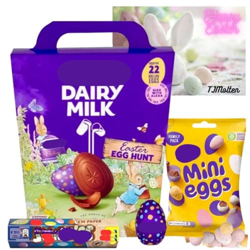 Image of Cadbury Easter Egg Hunt Pack 500g | Contains cadbury 22x hollow eggs, mini eggs chocolate - Easter Egg Bundle - Easter gifts for kids - Dairy Milk Eggs Bulk Chocolate Easter Egg for Easter 2026