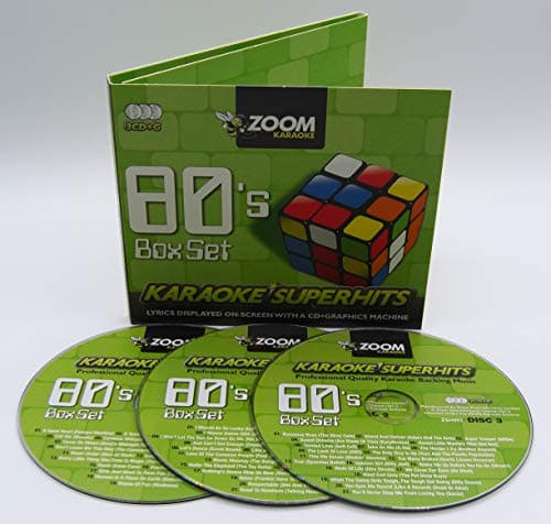 Image of Zoom Karaoke CD+G - 80s Superhits 1 - Triple CD+G Karaoke Pack