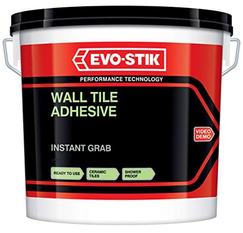 Image of 1 Evo-Stik Instant Grab Wall Tile Adhesive Ready Mixed Standard 2.5L 416628 New