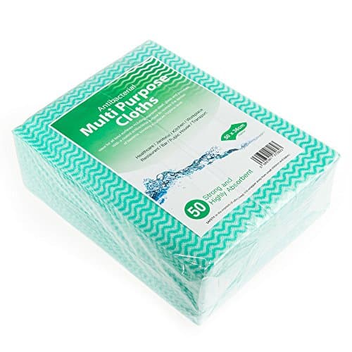 Image of Drinkstuff Antibacterial Cloths Green, CAW-111G, Pack of 500