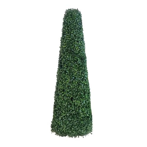Image of Tuda Grass Artificial Pyramid Obelisk Boxwood Topiary Trees 100cm