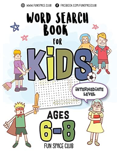 Image of Word Search Books for Kids 6-8: Circle a Word Puzzle Books Word Search for Kids Ages 6-8 Grade Level 2 - 4: Volume 2 (Word find puzzles! Kids Activity books Ages 6-8)
