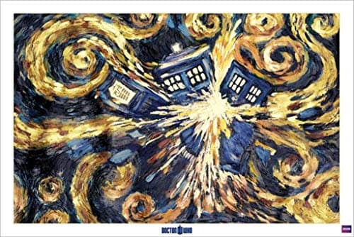 Image of Pyramid International Doctor Who Exploding Tardis Cool Wall Decor Art Print Poster 90x60
