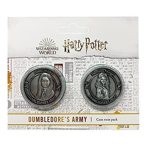 Image of Fanattik Harry Potter Dumbledore Army Collectible Coin Set (Hermione Granger & Ginny Weasley)