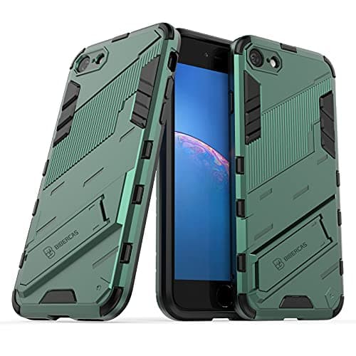 Image of LOLFZ Case for iPhone 7 iPhone 8 iPhone SE 2020 iPhone SE 2022, Armor Case with Stand Military Grade Protection Impact-Resistant Bumper Mobile Phone Cover for iPhone 7/8/SE 2020/SE 2022 - Green