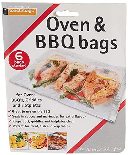Image of Toastabags Oven and BBQ Bags Standard (Pack of 6), Transparent