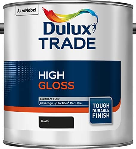 Image of Dulux Trade High Gloss Black 2.5L