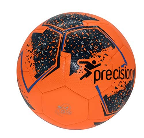 Image of Precision Unisex-Youth Fusion IMS Training Ball, Fluo Orange/Blue/Royal/Grey, 3