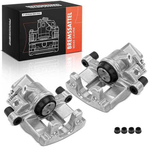 Image of Frankberg 2x Brake Caliper Disc Brake Rear Left Right Aluminium Compatible with Focus III K.u.g.a II C-Max II Grand C-Max Transit Connect Transit Connect V408 S40 II V40 V50