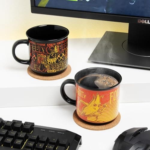 Image of Paladone Fortnite Peely and Fishstick Heat Change Mug 350ml, Officially Licensed Ceramic Coffee Cup for Hot Drinks, Gamer Gift for Boys, Girls, Men, Women