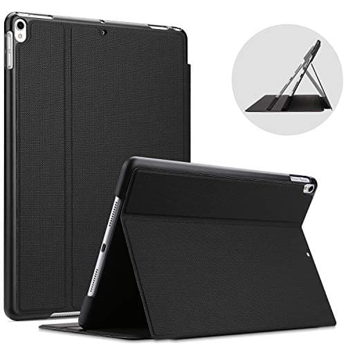 Image of ProCase iPad Air 3 10.5" 2019 / iPad Pro 10.5 2017 Case, Slim Stand Protective Folio Case Smart Cover for iPad Air 10.5" (3rd Gen) 2019 / iPad Pro 10.5" 2017 -Black