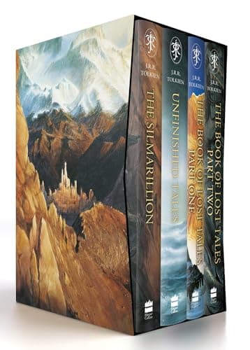 Image of The History of Middle-earth (Boxed Set 1): The Silmarillion, Unfinished Tales, The Book of Lost Tales, Part One & Part Two