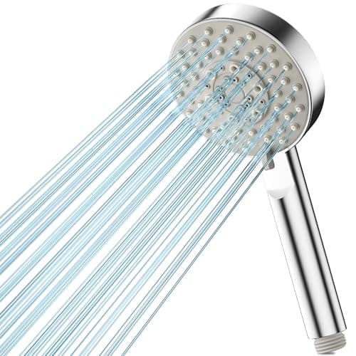 Image of Shower Head, Magichome High Pressure Shower Head with 5 Spray Modes, Turbocharged Design Powerful Shower Heads for Low Water Pressure