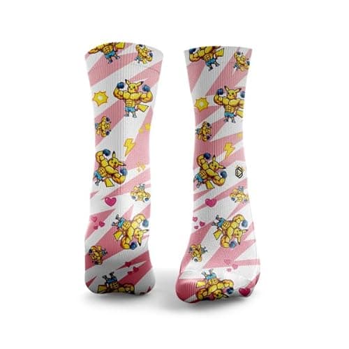 Image of HEXXEE Crew Anime Pika Socks Womens: 4-7 UK / 6-9 US