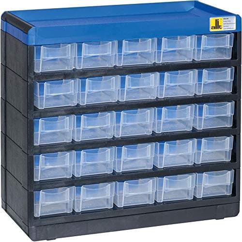 Image of Allit VarioPlus Pro 464620 Small Parts Magazine 29/50 (W x H x D) 300 x 285 x 135 mm Black, Blue, Pack of 1
