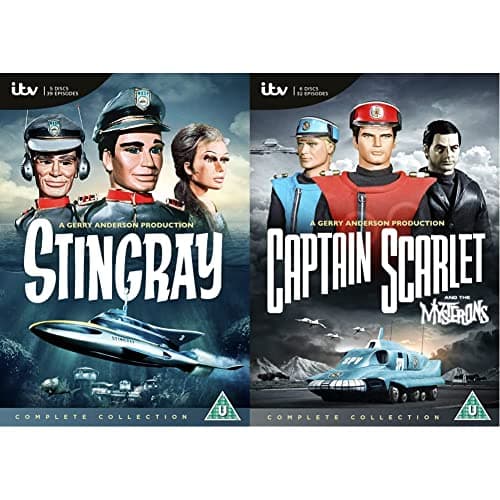 Image of Stingray The Complete Collection [DVD] & Captain Scarlet The Complete Collection [DVD]