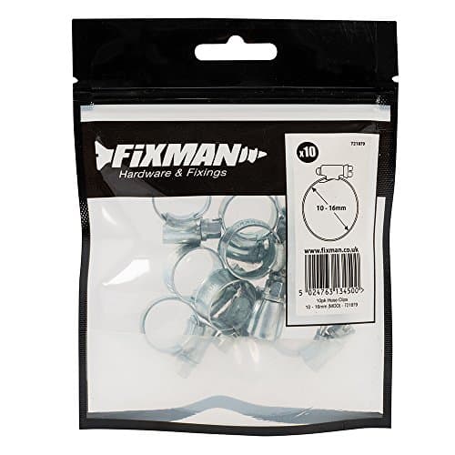 Image of Fixman 721879 Hose Clips 10pk 10-16 mm (MOO)