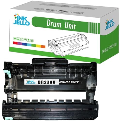 Image of InkJello Drum Unit For Printer, Compatibile With Brother DCP-L2500D L2520DW L2540DN HL-L2300D L2340DW L2360DN L2365DW L2700DW MFC-L2720DW L2740DW DR2300 (Single-Pack)