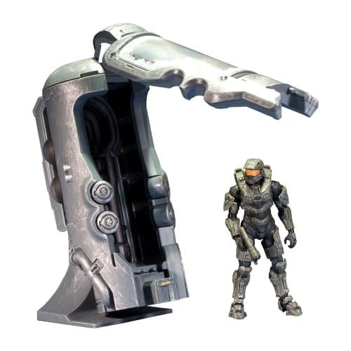 Image of Halo 4 Frozen Master Chief With UNSC Cryotube Deluxe Figure