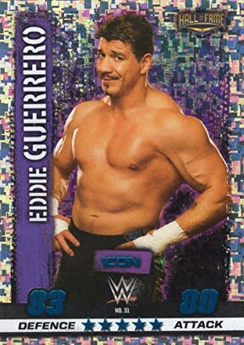 Image of WWE SLAM ATTAX 10 - EDDIE GUERRERO ICON TRADING CARD - WRESTLING