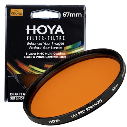 Image of Hoya 67 mm HMC YA3 Round Filter - Orange